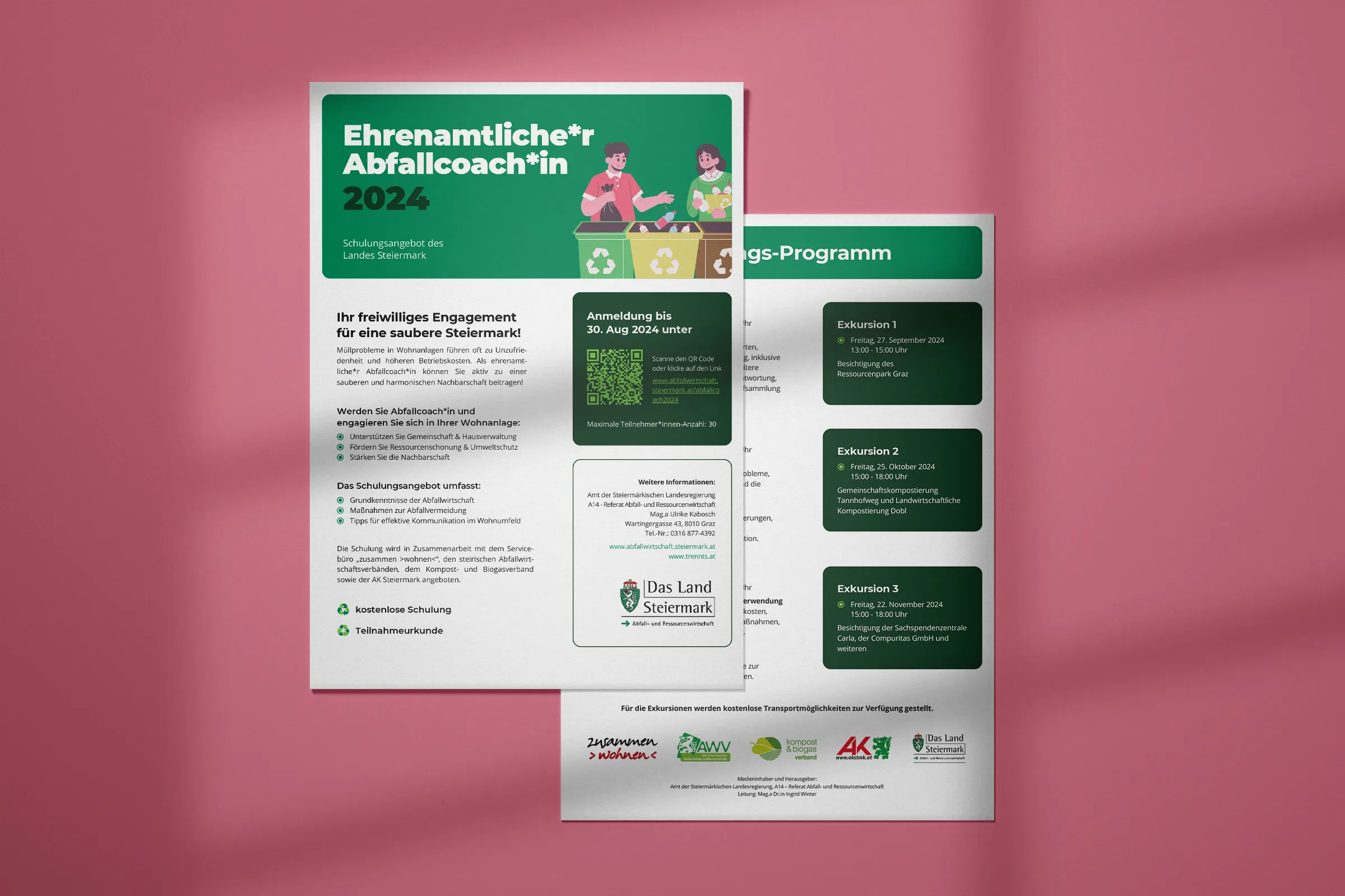 Abfallcoach Infoblatt zur Bewerbung der Schulungsreihe