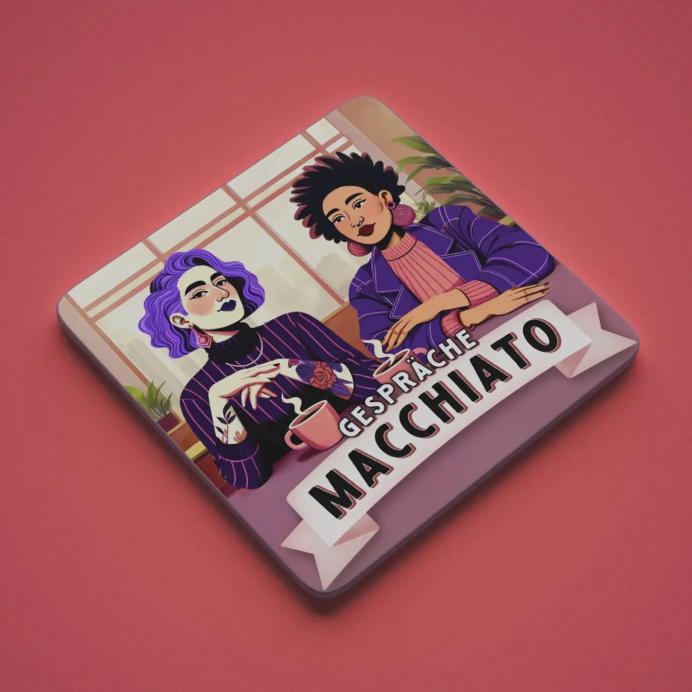 Das Titelbild des Podcast Gespräche Macchiato