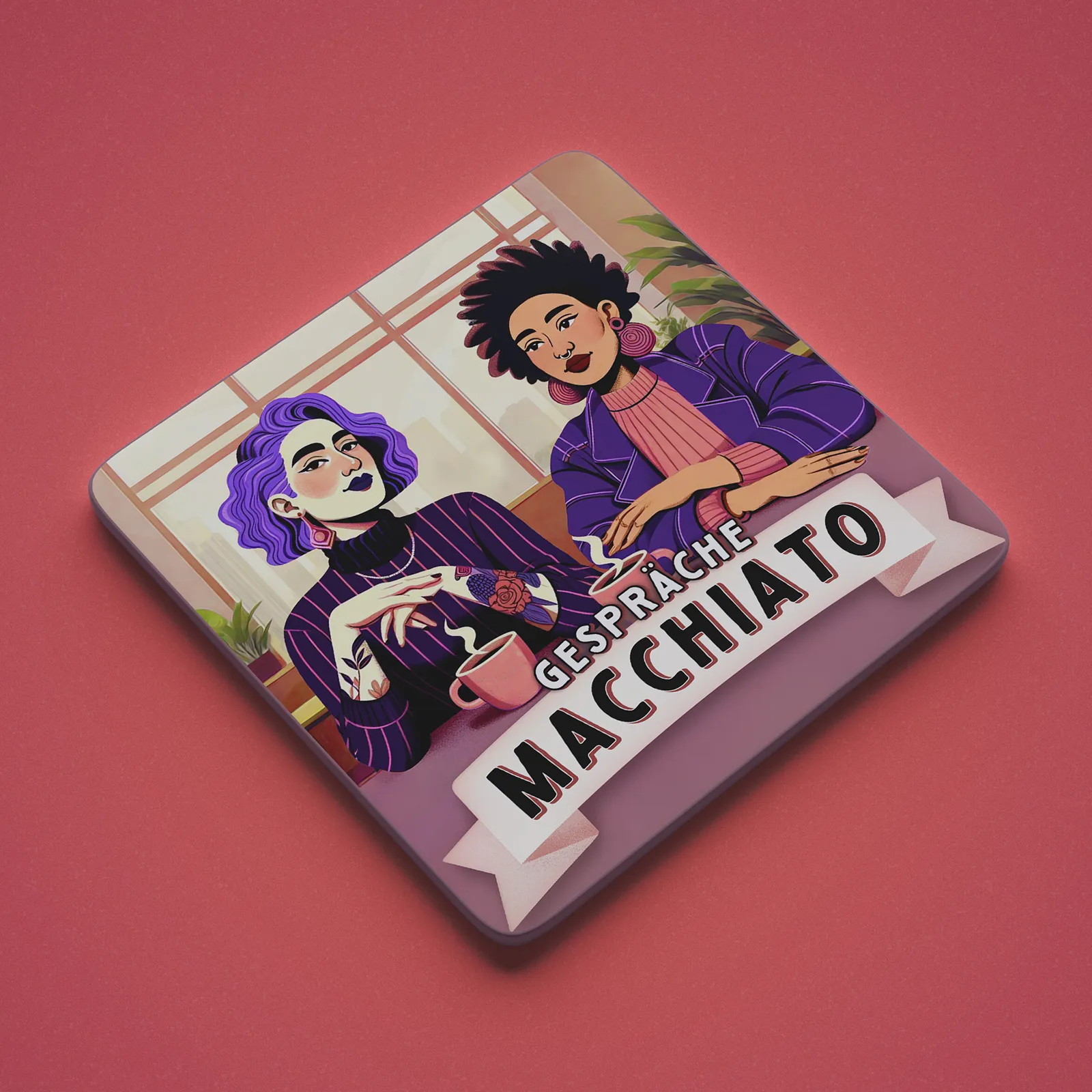 Das Titelbild des Podcast Gespräche Macchiato