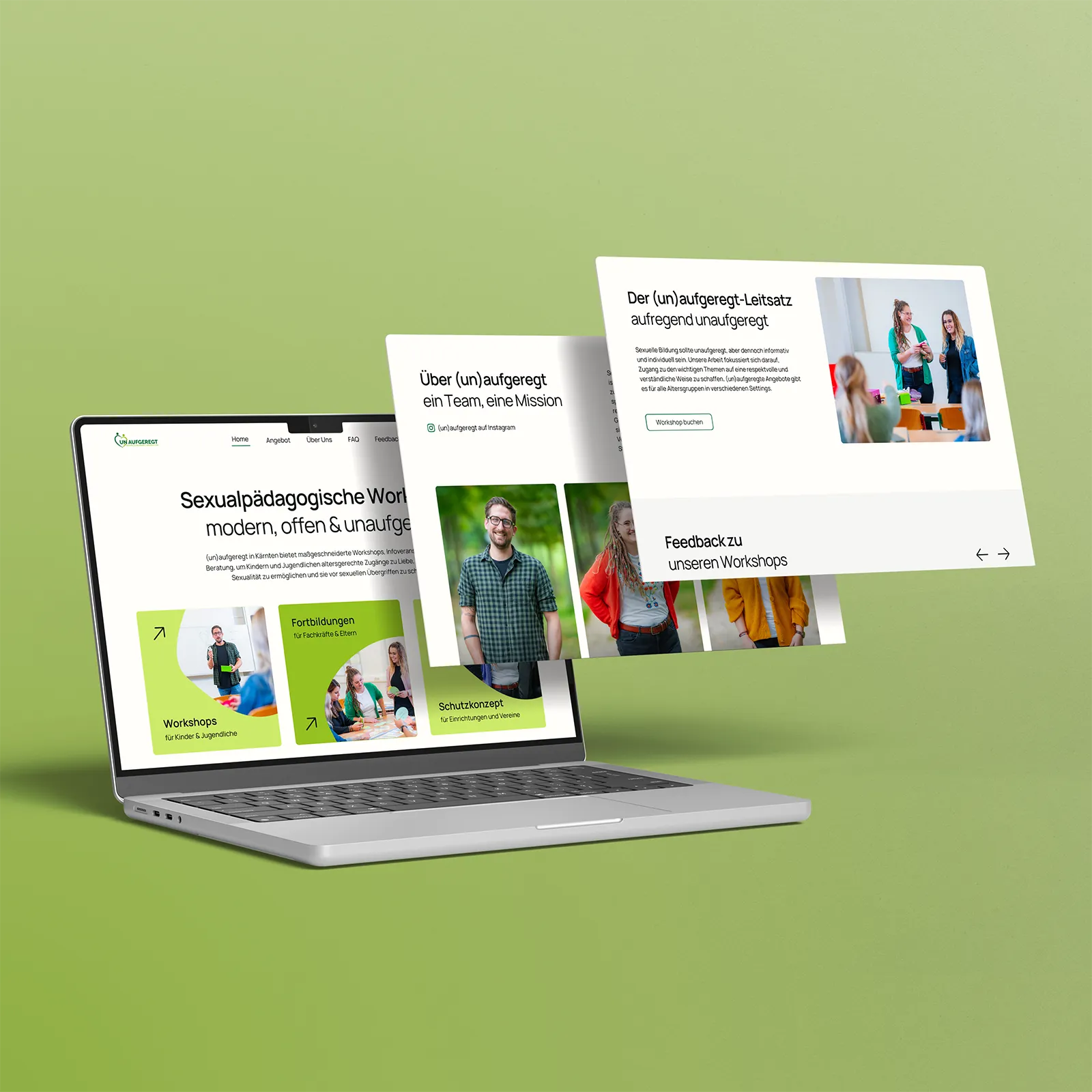 Die neue Website für unaufgeregt