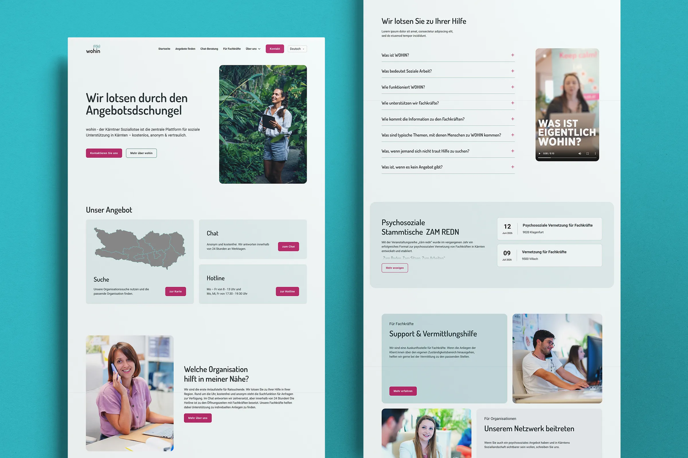 Die neue Website für wohin